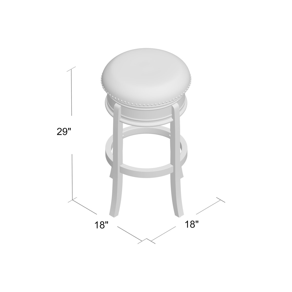 Charlton Home® Kingsford Bar & Counter Swivel Stool & Reviews Wayfair